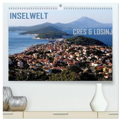 Inselwelt Cres & Losinj (hochwertiger Premium Wandkalender 2027 DIN A2 quer), Kunstdruck in Hochglanz