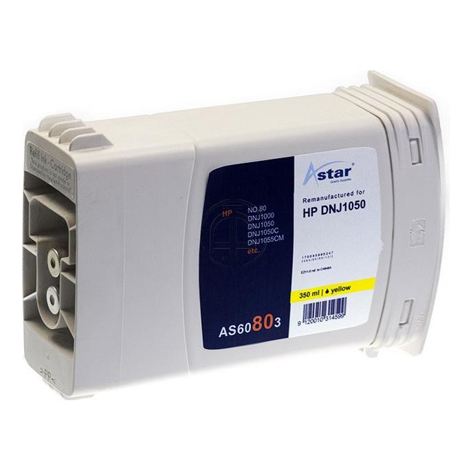 Astar AS60803 - Tinte auf Pigmentbasis - Gelb - HP DesignJet 1050C - 1055CM - 1 Stück( (Y) (AS60803)