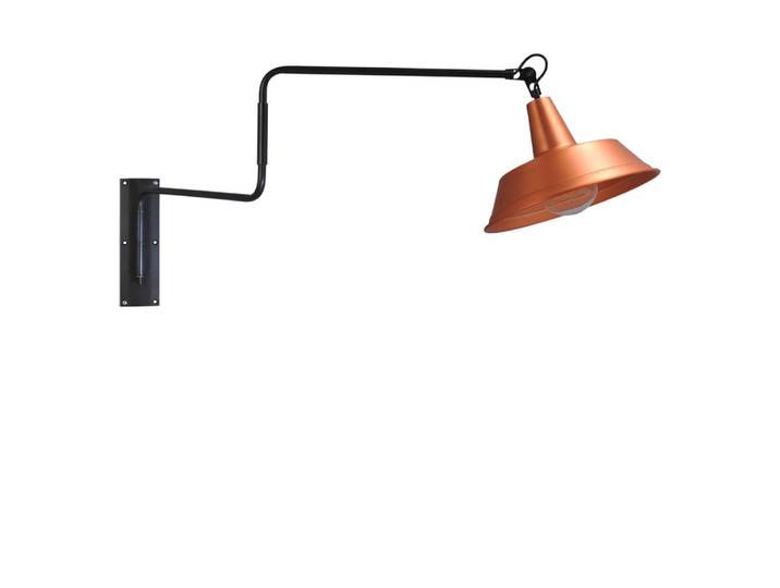 Roodkoperen wandleeslamp Industria Masterlight - 3546-05-55-55