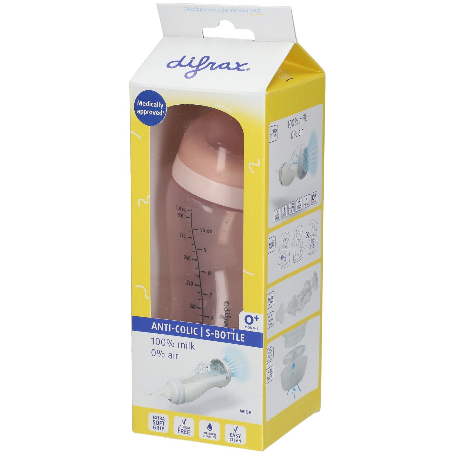 Difrax S-Fles Blossom Wide 310 ml Flaschen