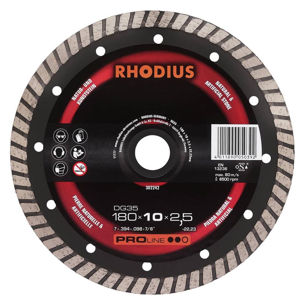 Rhodius DG35 302242 Diamanttrennscheibe 1 St. Naturstein (302242)