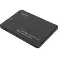 DA-71118 2,5" Festplatten- Einbaurahmen, Laufwerksgehäuse schwarz, für M.2 oder mSATA