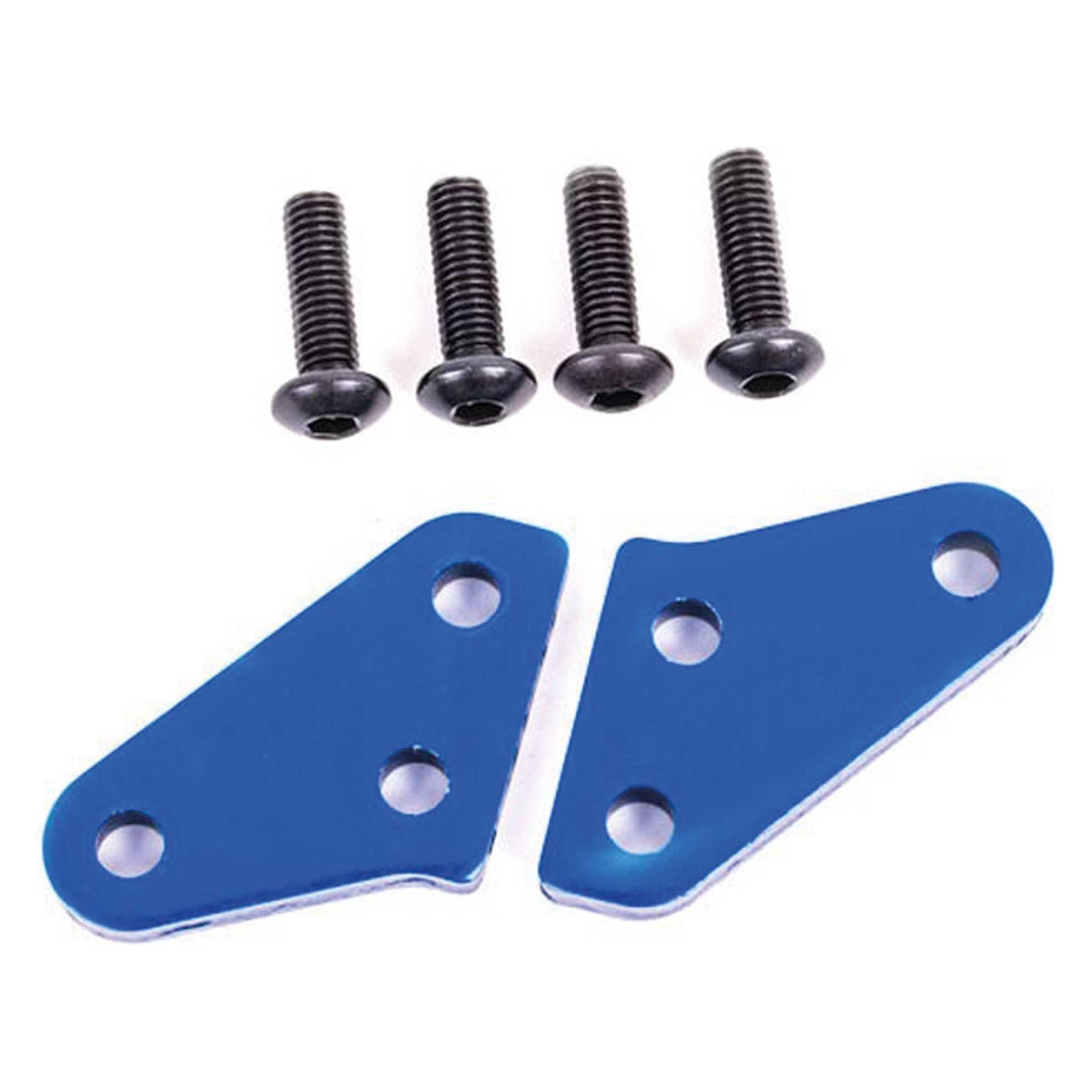 Traxxas lenkhebel-arm alu blau-eloxiert (2) für 9537 & 9637 (TRX9636X)