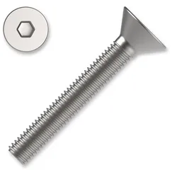 Senkschraube, DIN 7991, Innensechskant, M12 x 40 mm, Stahl verzinkt, 10.9