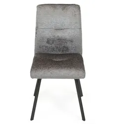 Stuhl Lagos Stoff Grau Anthrazit
