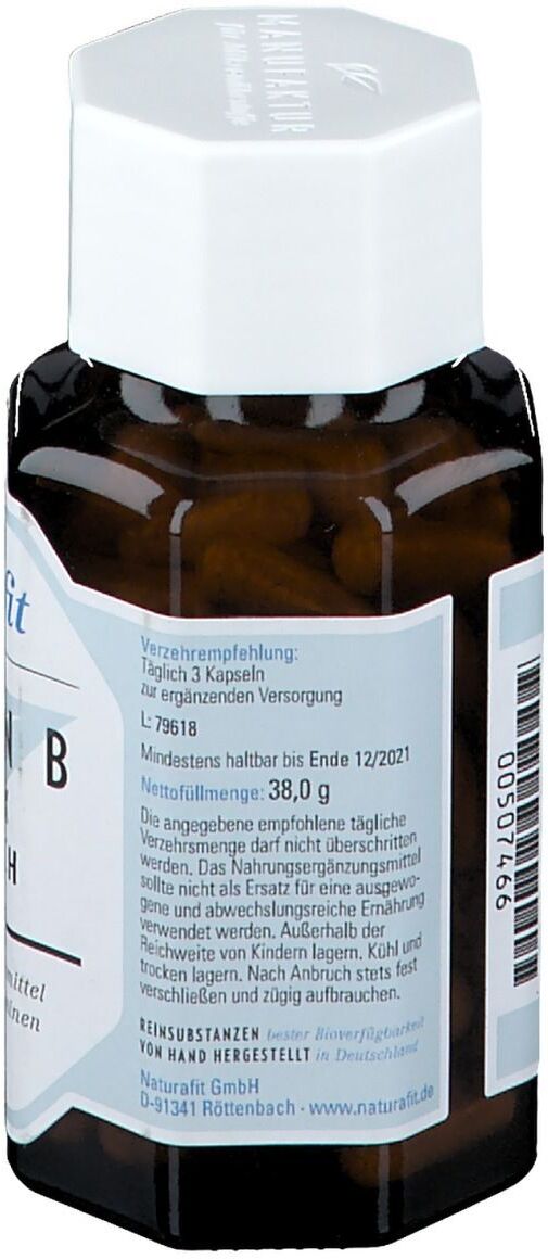 Naturafit Vitamin B Komplex natürlich Kapseln 75 St