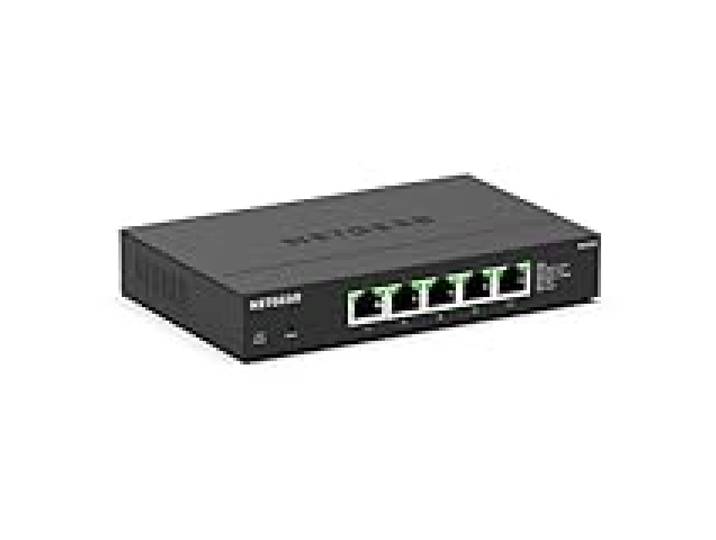 NETGEAR (MS305E) Switch Plus 5 Ports Multi-Gigabit Ethernet - manageable avec 5 x 1G/2,5G, Bureau ou Fixation Murale