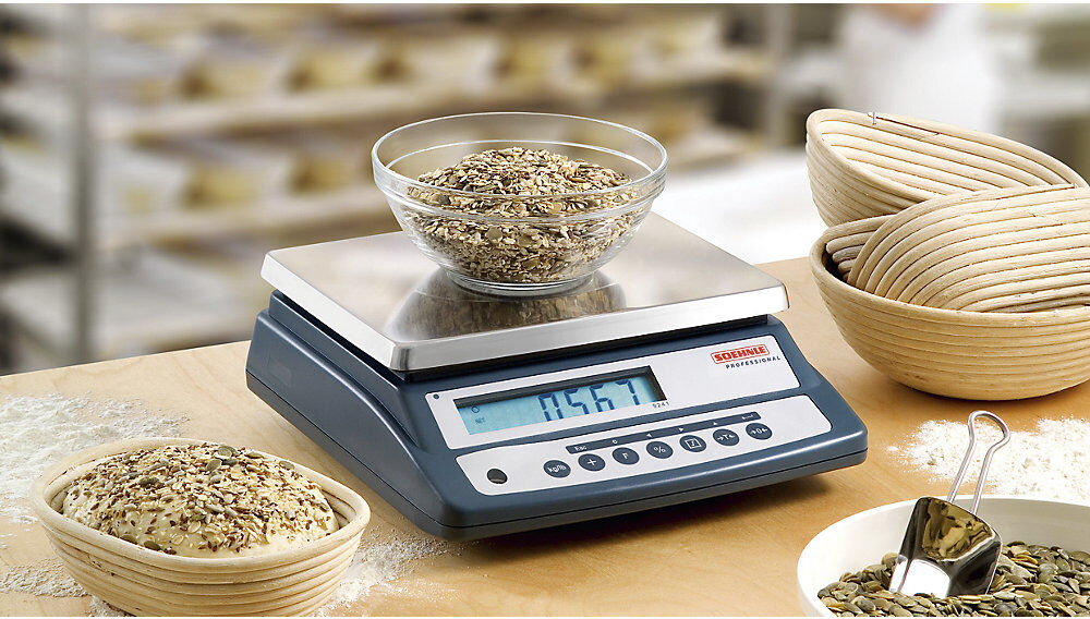 Kompakt-/Zählwaage, einfache Bedienung, Wägebereich bis 30 kg, Ablesbarkeit 1 g, Wägeplatte 300 x 225 mm Soehnle