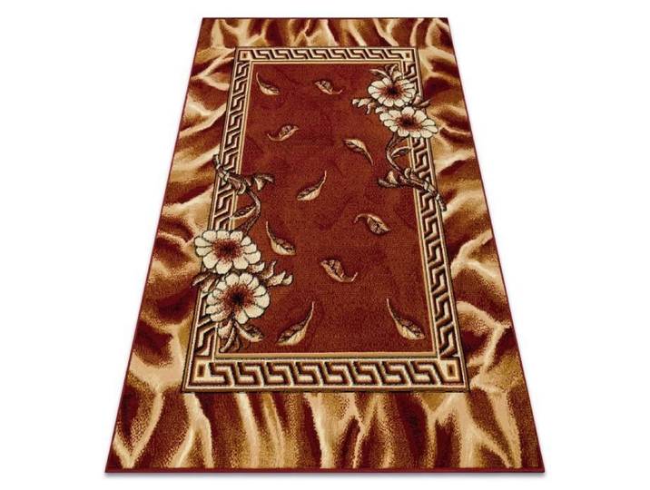 BCF Rug Morad TRIO fleurs feuilles classique - bordeaux - 80x150 cm
