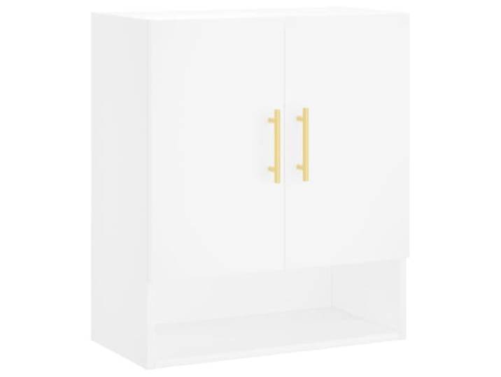NKOPPFG Wandschrank Weiß 60x31x70 cm Holzwerkstoff Wandmontage,Stauraum,Dekoartikel,Zimmerpflanzen,Holzwerkstoff,glatte Oberfläche,Festigkeit,Stabilität