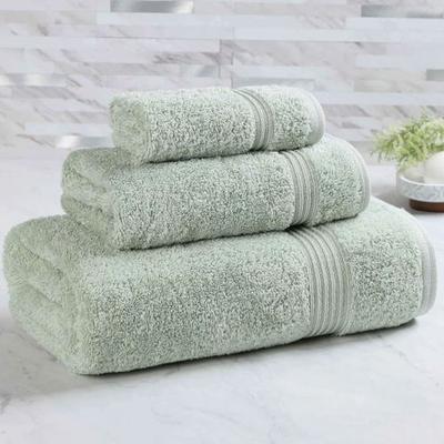 Home City, Inc.-Bath Heritage Bath Towel Set Bath Hand Wash, Bath Hand Wash, Celadon