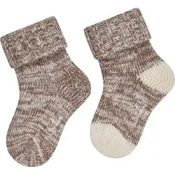 STERNTALER Baby Socken 2er-Pack Wolle, Größe 16 in Braun Braun