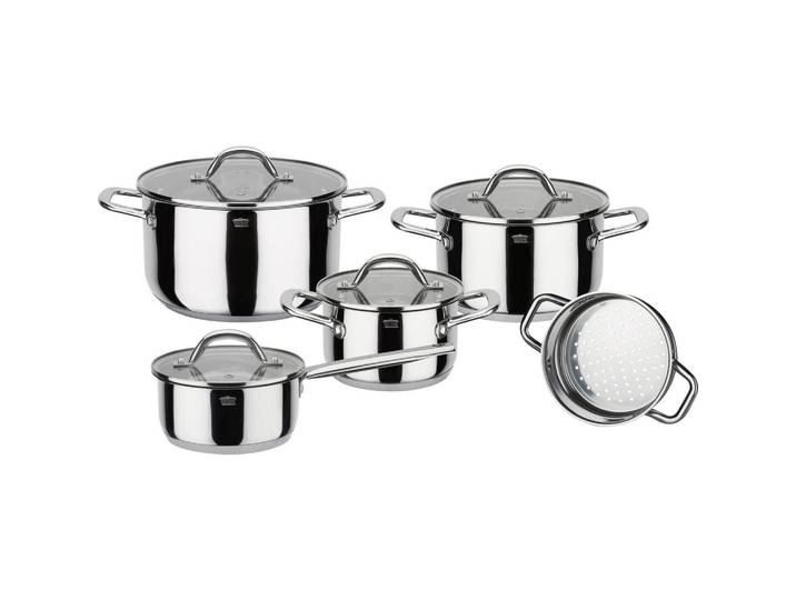 Kochtopfset Meran Edelstahl, 4-teilig