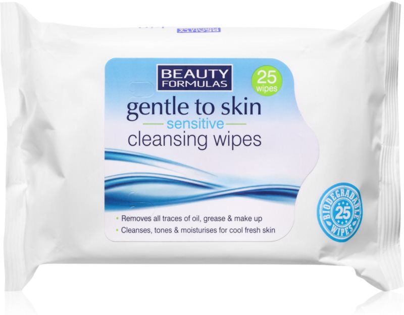 Beauty Formulas Sensitive wet cleansing wipes for sensitive skin 25 pc