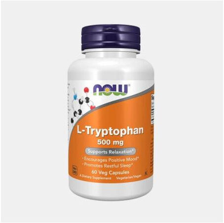 NOW L-TRYPTOPHAN 500mg 60 CAPSULAS