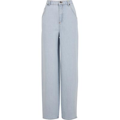 Bequeme Jeans DEF "DEF DEF Straight Fit Jeans", Damen, Gr. S, US-Größen, blau (iceblau), 100% Baumwolle, unifarben, Jeans
