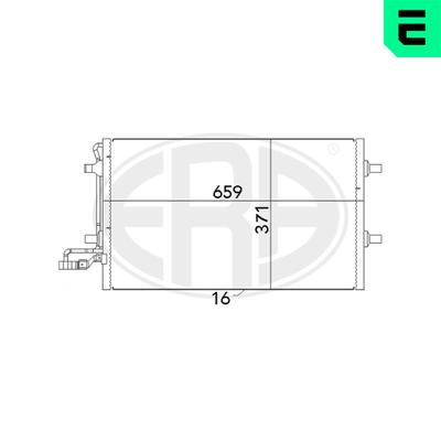 ERA Kondensator, Klimaanlage 667040 für Volvo