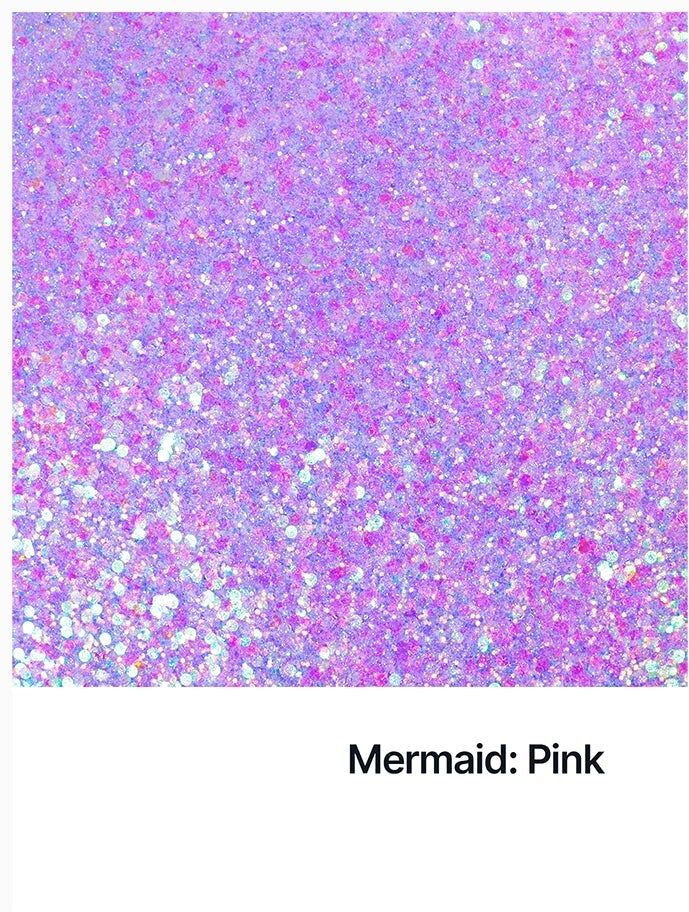 Hemway Mixed Epoxy Resin Glitter 100g / 3.5oz   Mermaid Pink Mix   Polyurethane - Mermaid Pink Mix - 100g