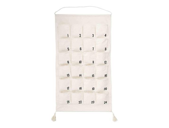 Butlers Adventskalender Santa Is Coming, Beige, Goldfarben, Holz, 71x71x123 cm, Dekoration, Weihnachtsdekoration