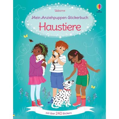 Mein Anziehpuppen-Stickerbuch: Haustiere, Taschenbuch von , Usborne, 978-1-03-570276-3