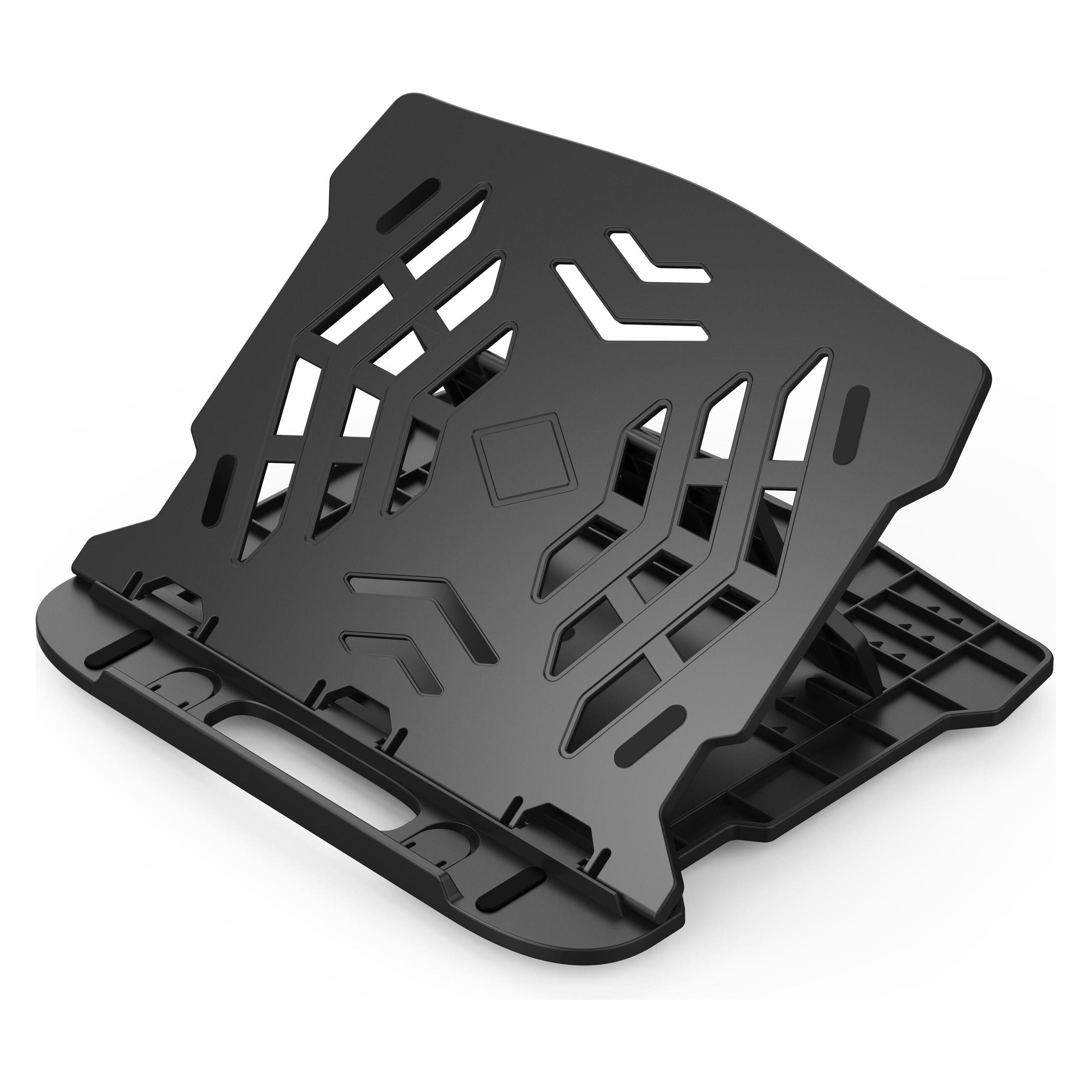 Q-Connect Laptopständer, 25,5 x 1,8 x 28 cm, schwarz (KF14469)