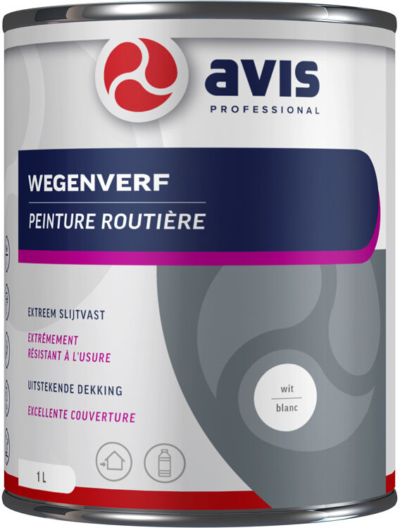 Avis Wegenverf - Wit   8712576109996   Verf