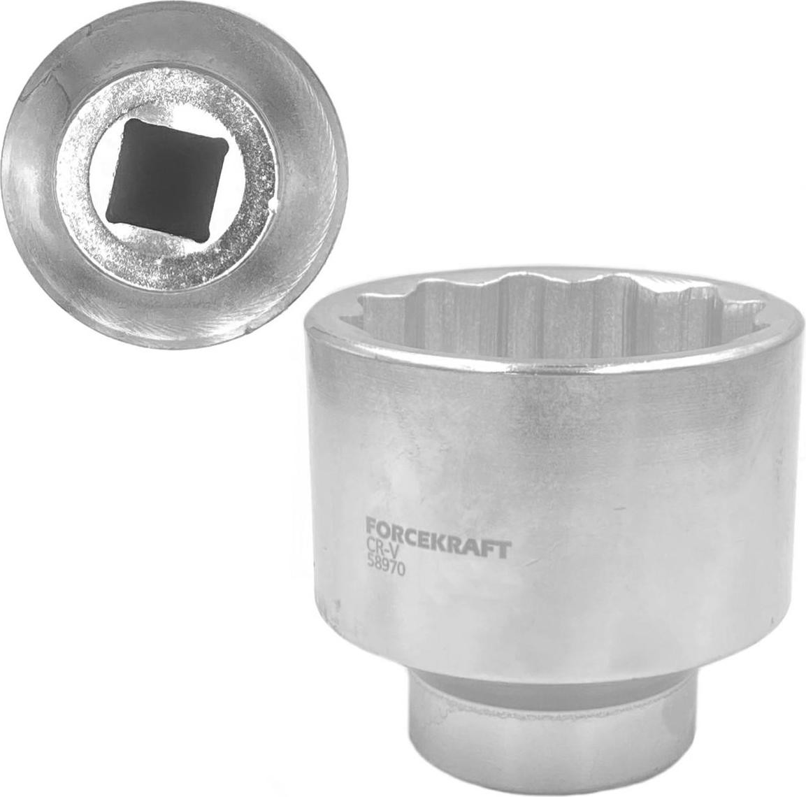 Forcekraft 12-punts doorkopsleutel 50 mm (1 inch)