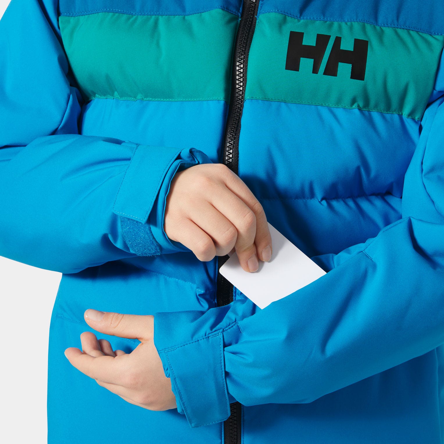 Helly Hansen Juniors' Cyclone Jacket - Blue - 14