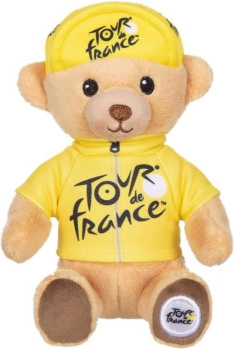 Gipsy Toys Pluche teddybeer met geel trui van de Tour de France, 15 cm