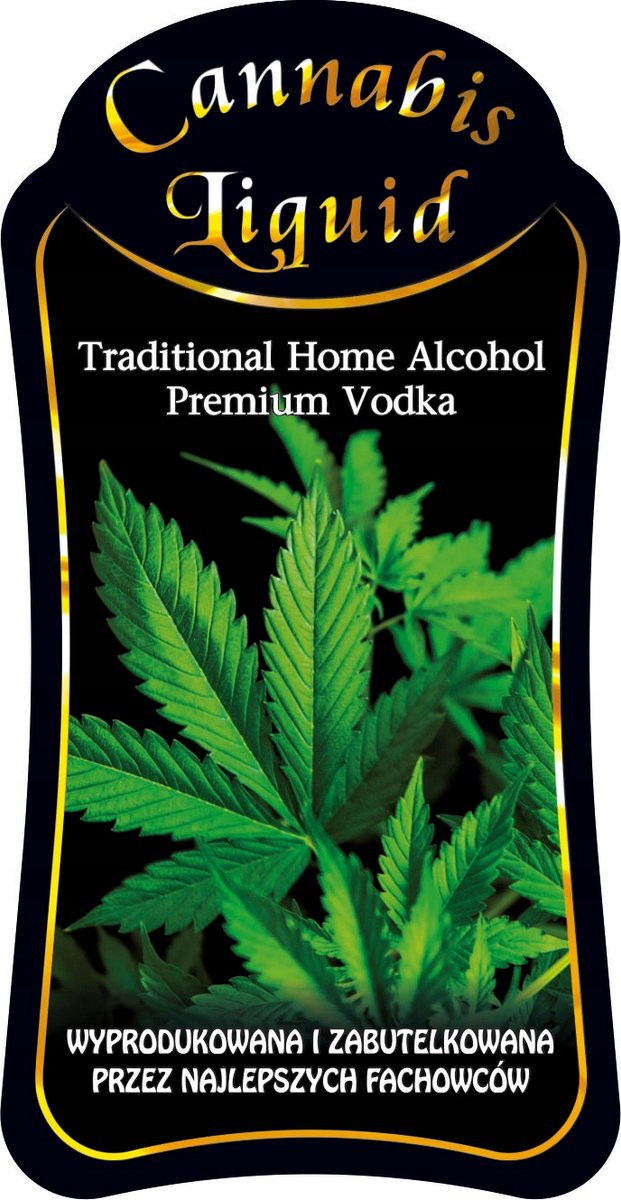 Bimberek Decoratieve Fles Cannabis Liquide 500ml