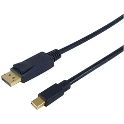 Equip 4k@60Hz Mini DisplayPort auf DisplayPort - Videokabel | Schwarz - Neu