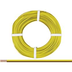 Donau Elektronik 218-38-25 Litze 2 x 0.14 mm² Braun, Gelb 25 m