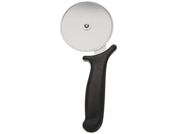 ARCOS Professionele Roestvrijstalen Pizzasnijder 100mm met Ergonomisch Polypropyleen Handvat. Kleine en Lichtgewicht Pizzasnijder en Portiesnijder. Kleur Zwart