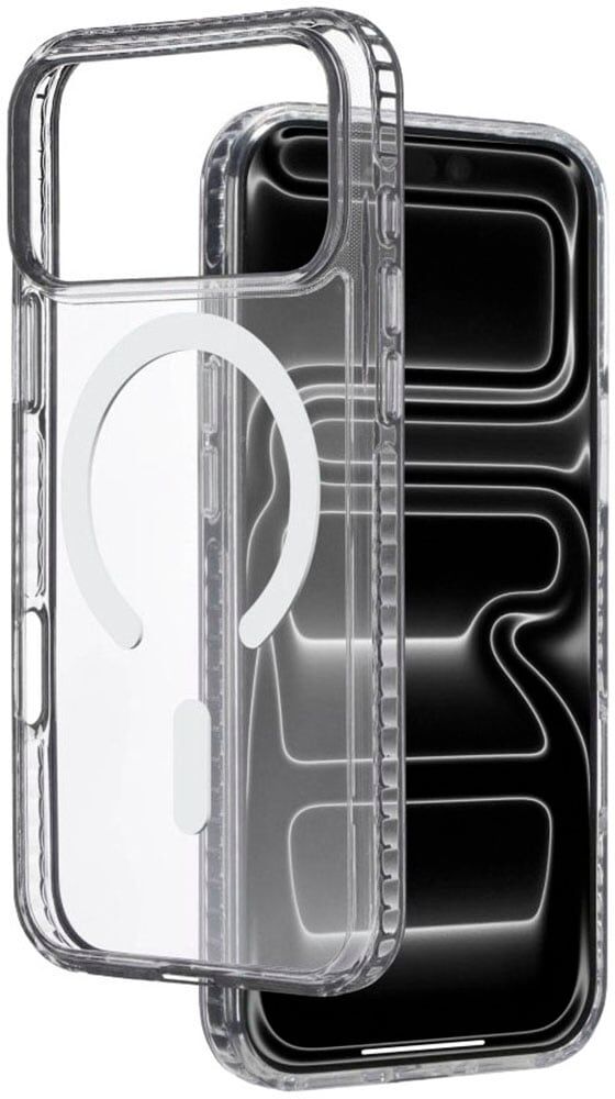 Hama Smartphone-Hülle "Handyhülle magnetisch für Apple iPhone 17 Pro 18 Pro Transparent", transparent, Hüllen, Anti-Vergilbung, Kratzschutz, magnetisch, stoßfeste Ecken, Smartphone-Hülle