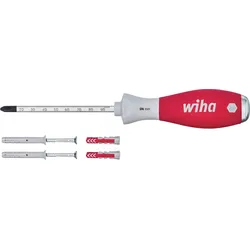 WIHA 41289 - Dübellochschläger Set SoftFinish®, 5-teilig