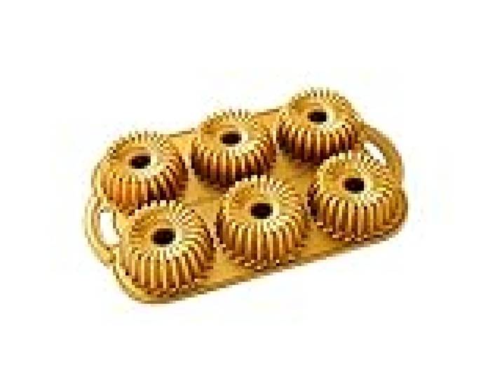 Nordic Ware Moule 6 mini Bundt® Brilliance Gold