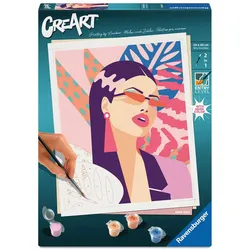 Ravensburger Beschäftigung - CreArt, Malen nach Zahlen Adults Trend - Neon Diva