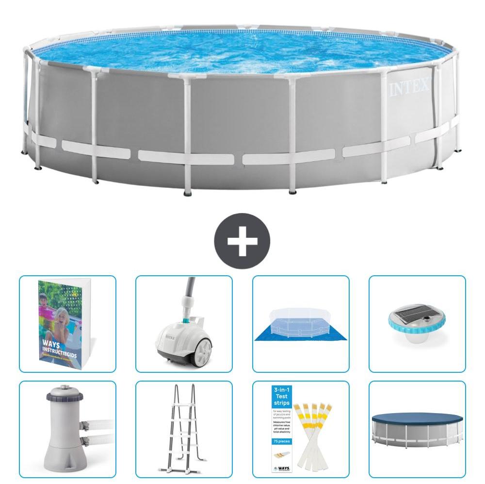 Prism Frame Pool Rund - 457x122 cm - 7-teilig S552