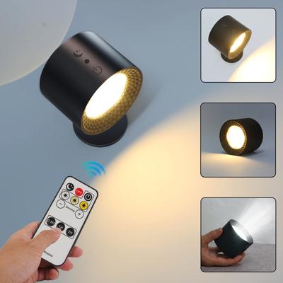 Youfap Market Luxurious Dual Head LED Bedside Wall Light, Convenient Reading & Decorative Light black Warm Light