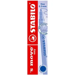 Stabilo, Ersatzpatronen + Tintenfass, Patrone (Blau, 0.30 mm, 24 Stk.)
