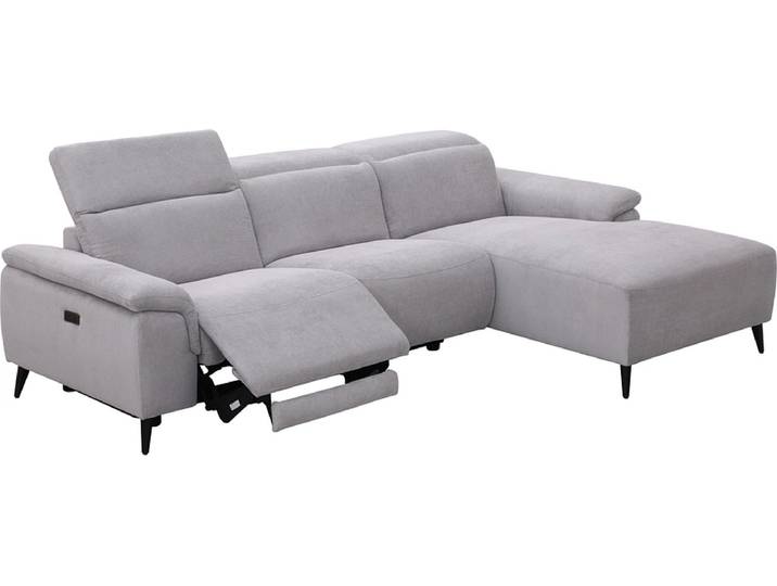Ecksofa OPERA Stoff grau