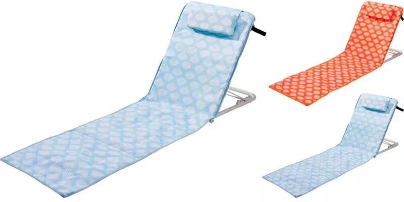 Probeach Tumbona Plegable Para Jardín, Piscina Y Playa Azul Talla Única Unisex