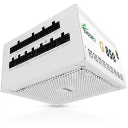Evolveo G850 zdroj 850W, 80+ GOLD, ATX 3.1, aPFC, 140 mm ventilátor, záruka 3 roky, bílý (850 W), PC Netzteil, Weiss