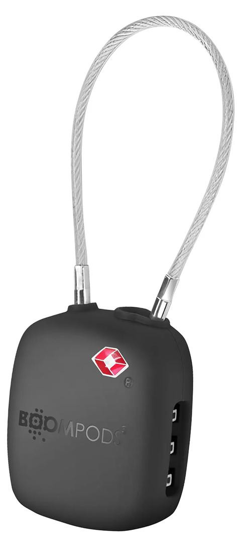 Boompods LOCK TSA Bag Tracker, zwart