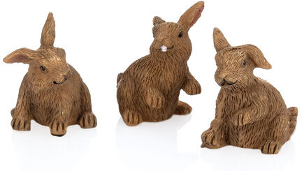 Hasen-Familie, 2,5 cm, 3-teilig