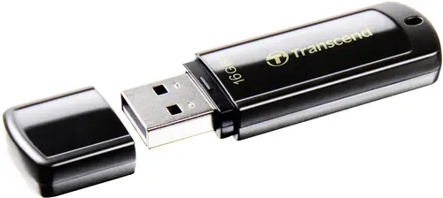 Transcend JetFlash 350 USB-Stick 16GB Schwarz TS16GJF350 USB-A (USB 2.0)