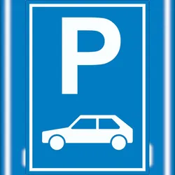 HB-Druck Parkplatz PKW / Auto Aufkleber A6 (105x148mm)
