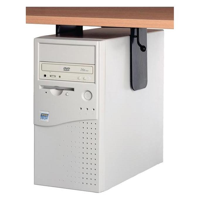 Twinco CPU-Halter Innenbreite 70-230 mm Innenhöhe 310-555 mm weiss passend für alle CPU-Gehäuse (1202-2)