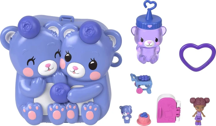 Polly Pocket Blaubeer Besties Schatulle, Puppe