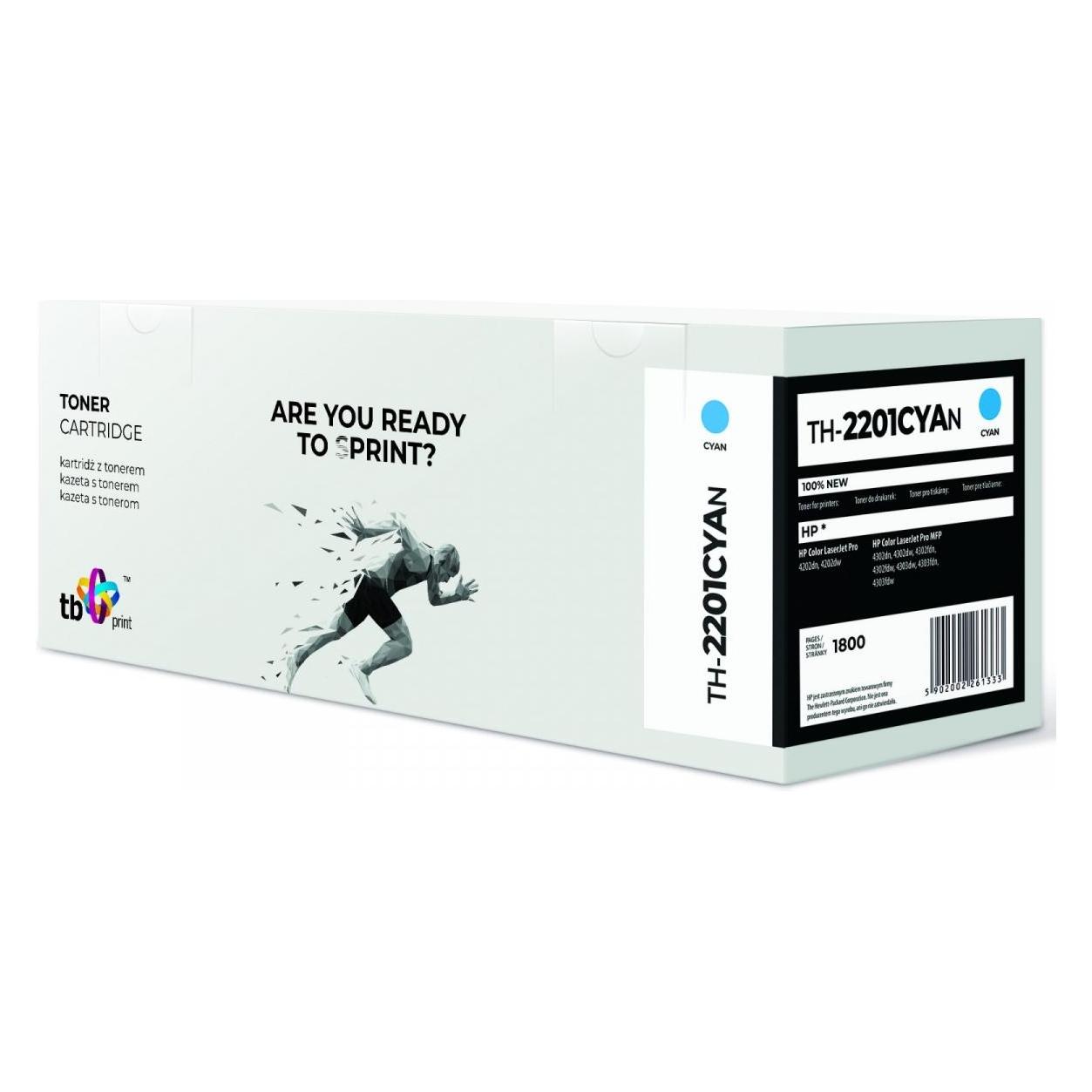 Print Toner for HP Color LaserJet Pro 4202 W2201A TH-2201CYAN 100 new cyan (TH-2201CYAN)